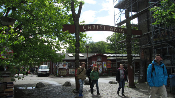 Entrada a "Christiania"
