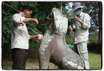 ©UNESCO Restoration work at Angkor