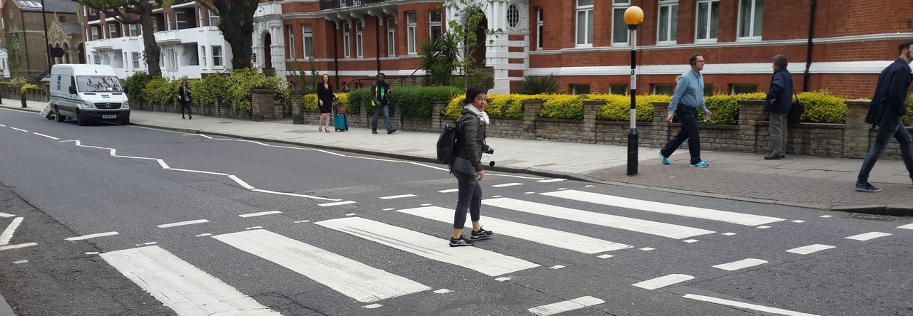 Lilián Viajera en Abbey Road
