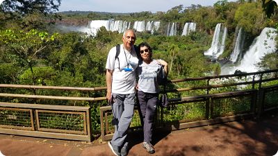 Lilián Viajera en Cataratas del Iguazú